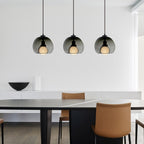 Glasera: Glass & Metal Pendant Light with Minimalist Design – for Modern Living Spaces