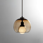 Glasera: Glass & Metal Pendant Light with Minimalist Design – for Modern Living Spaces