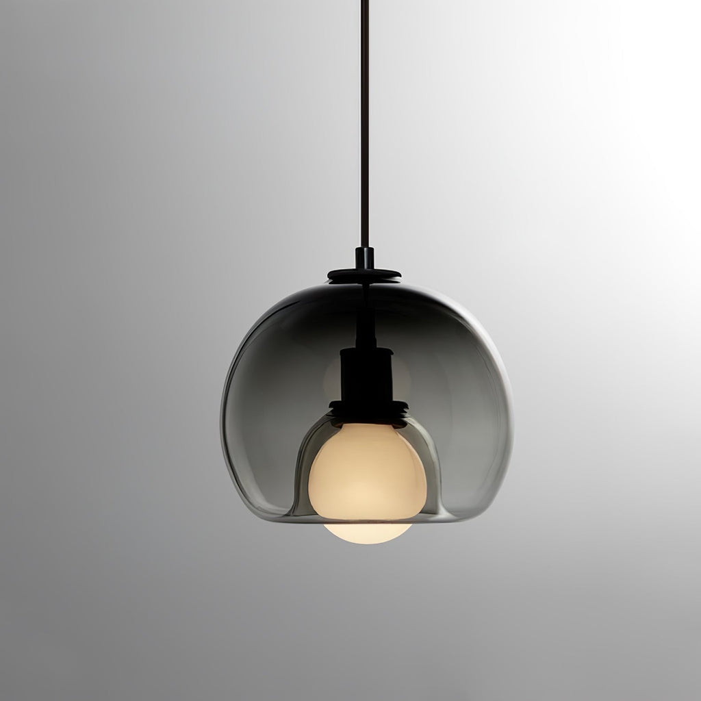 Glasera: Glass & Metal Pendant Light with Minimalist Design – for Modern Living Spaces