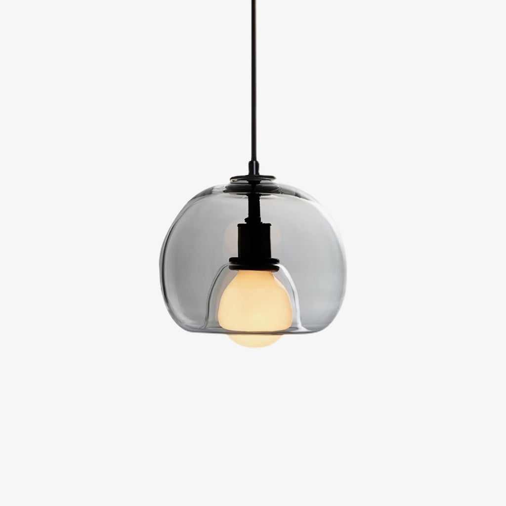 Glasera: Glass & Metal Pendant Light with Minimalist Design – for Modern Living Spaces