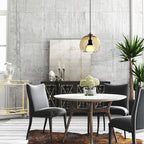 Glasera: Glass & Metal Pendant Light with Minimalist Design – for Modern Living Spaces