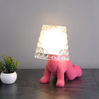 Gleam Guardians Sculptural Table Lamp