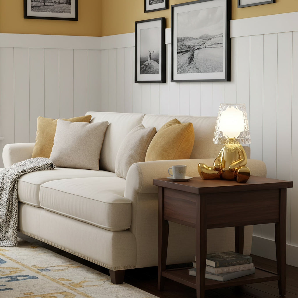 Gleam Guardians Sculptural Table Lamp