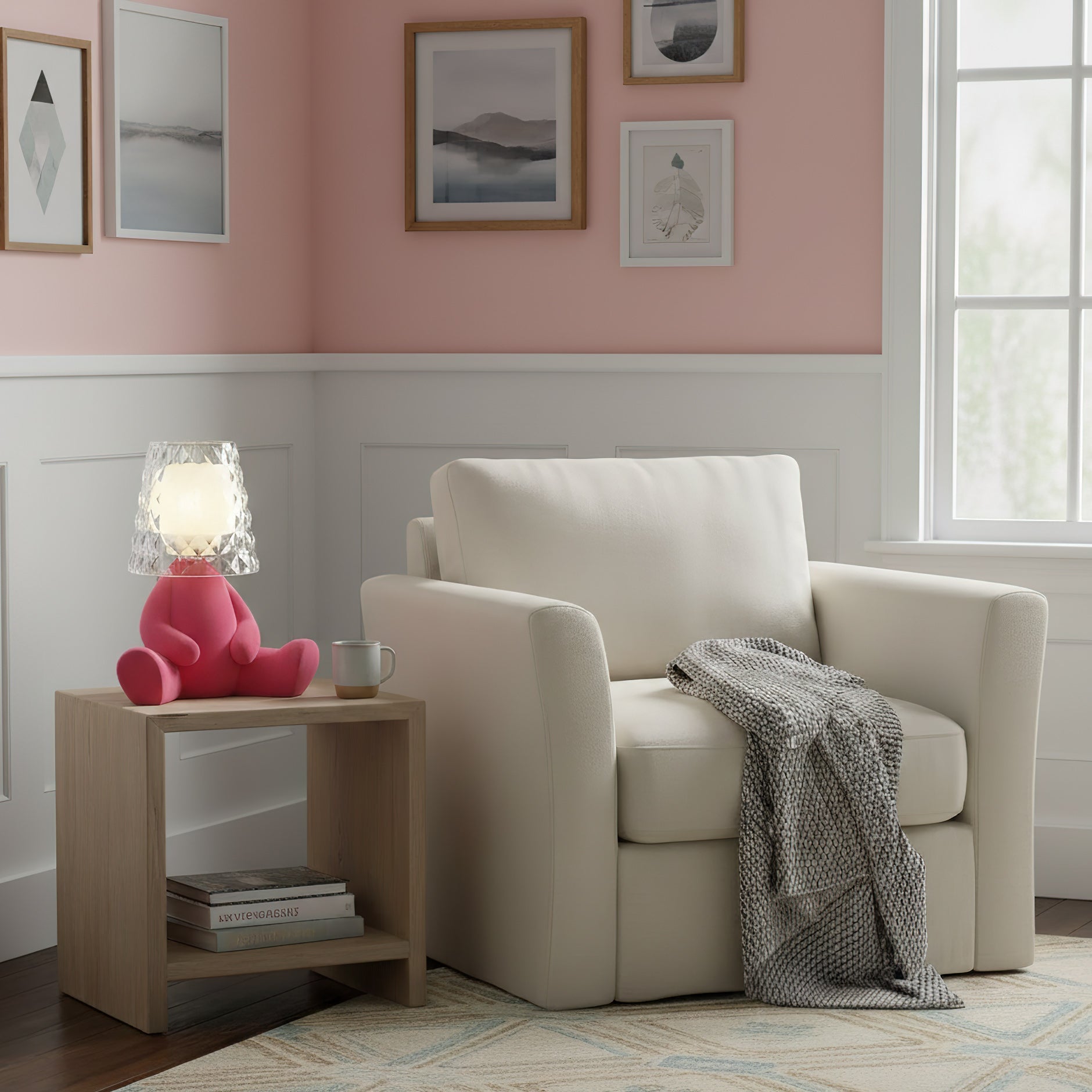 Gleam Guardians Sculptural Table Lamp