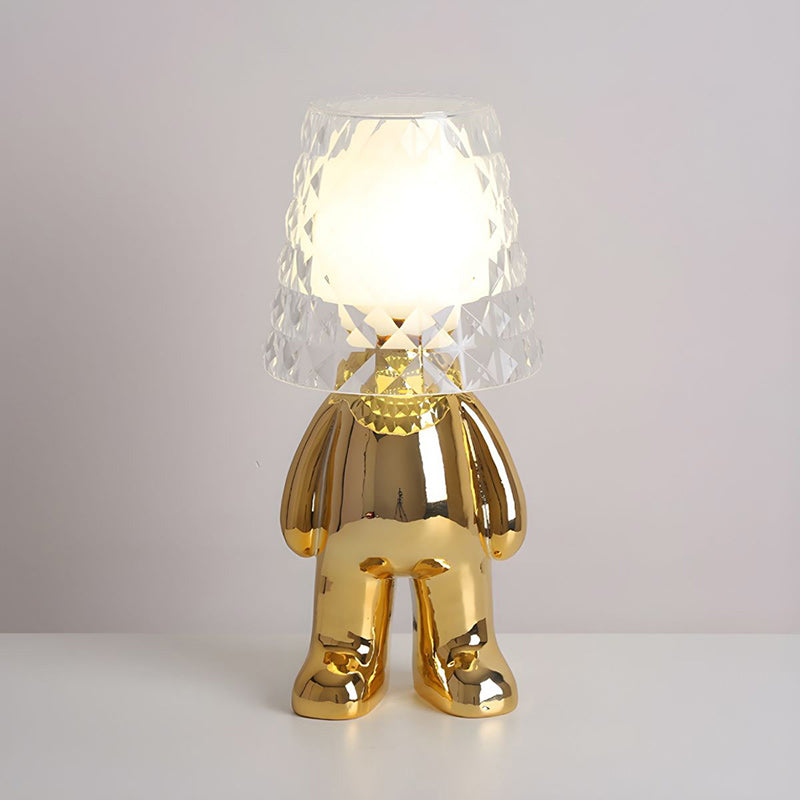 Gleam Guardians Sculptural Table Lamp