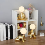 Gleam Guardians Sculptural Table Lamp