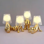 Gleam Guardians Sculptural Table Lamp