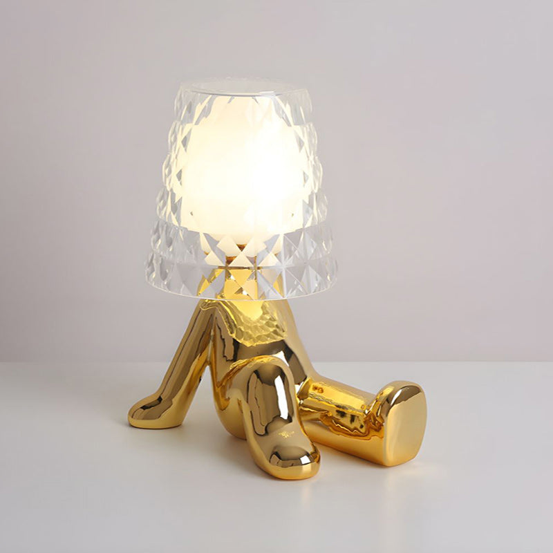Gleam Guardians Sculptural Table Lamp