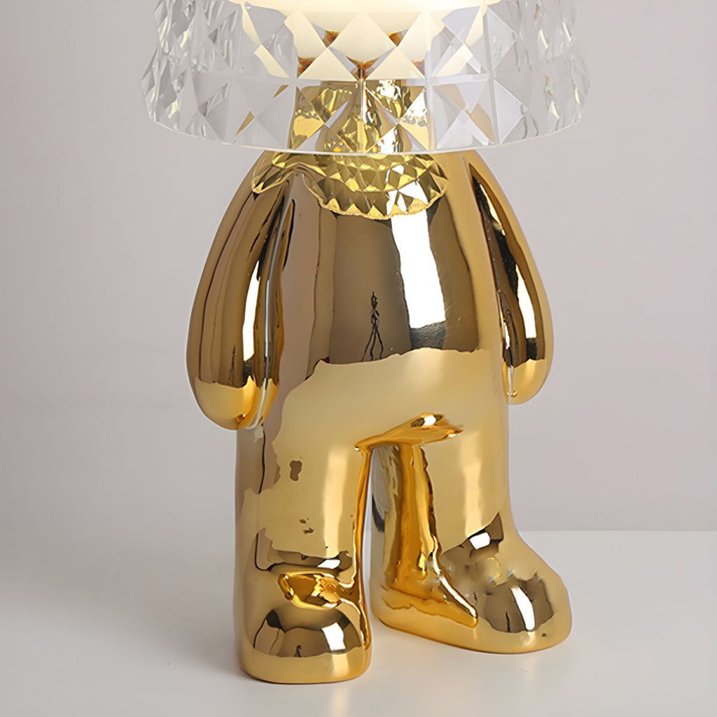 Gleam Guardians Sculptural Table Lamp