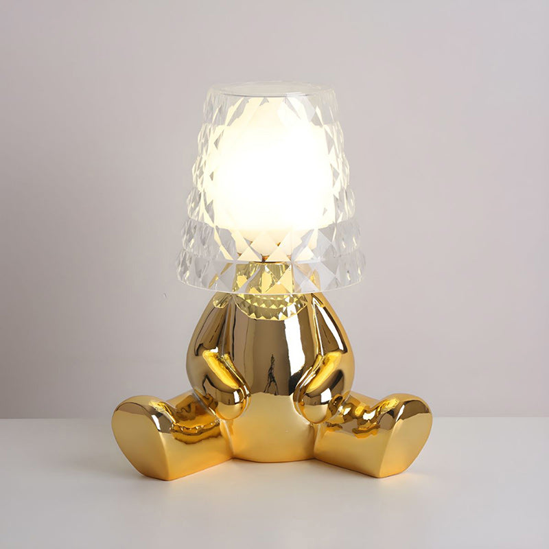 Gleam Guardians Sculptural Table Lamp