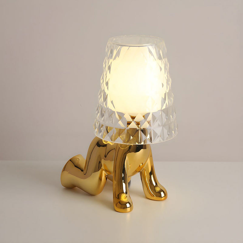 Gleam Guardians Sculptural Table Lamp