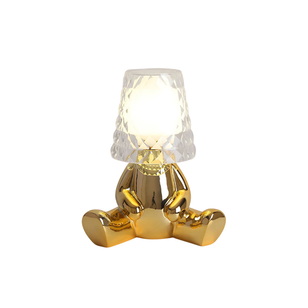Gleam Guardians Sculptural Table Lamp
