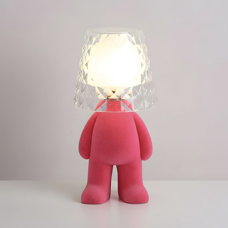 Gleam Guardians Sculptural Table Lamp