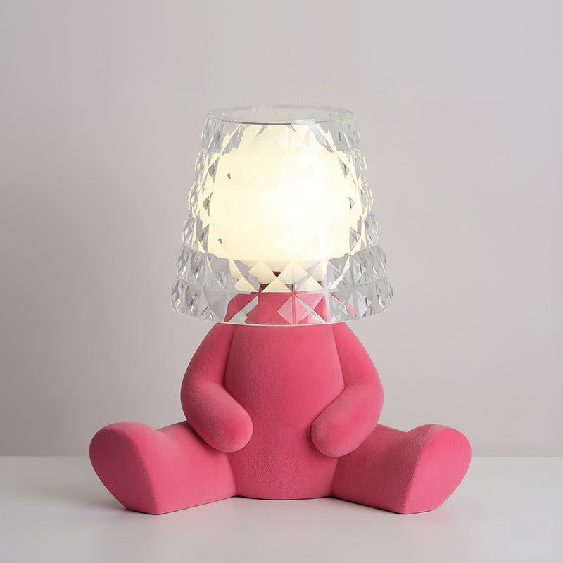 Gleam Guardians Sculptural Table Lamp