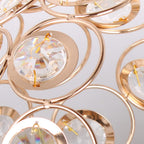 Bela Ceiling Lamp | Compact Crystal Light Pattern