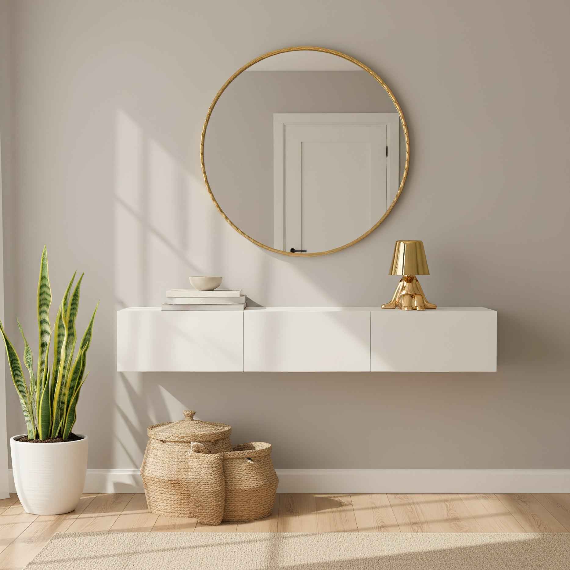 Golden Brothers Cordless Sculptural Table Lamp