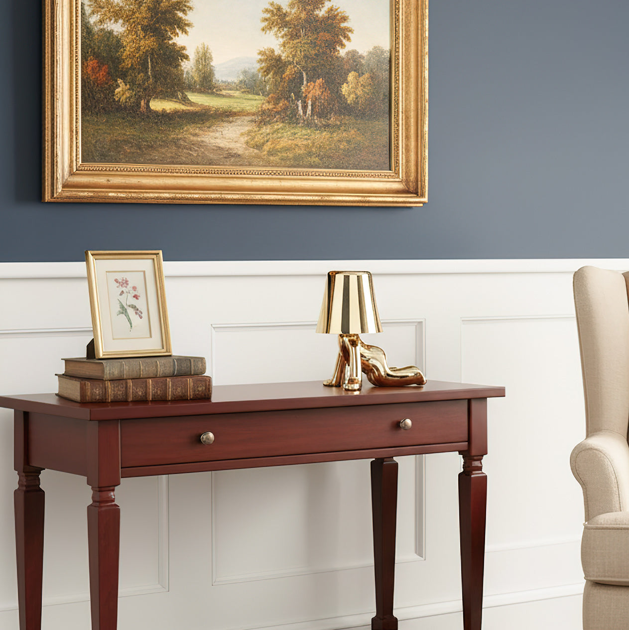 Golden Brothers Cordless Sculptural Table Lamp