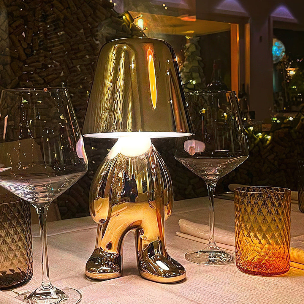 Golden Brothers Cordless Sculptural Table Lamp