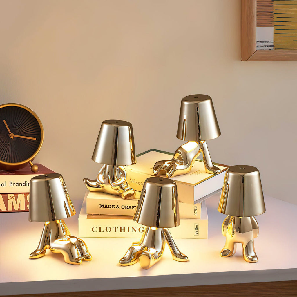 Golden Brothers Cordless Sculptural Table Lamp