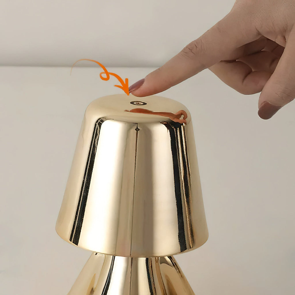 Golden Brothers Cordless Sculptural Table Lamp