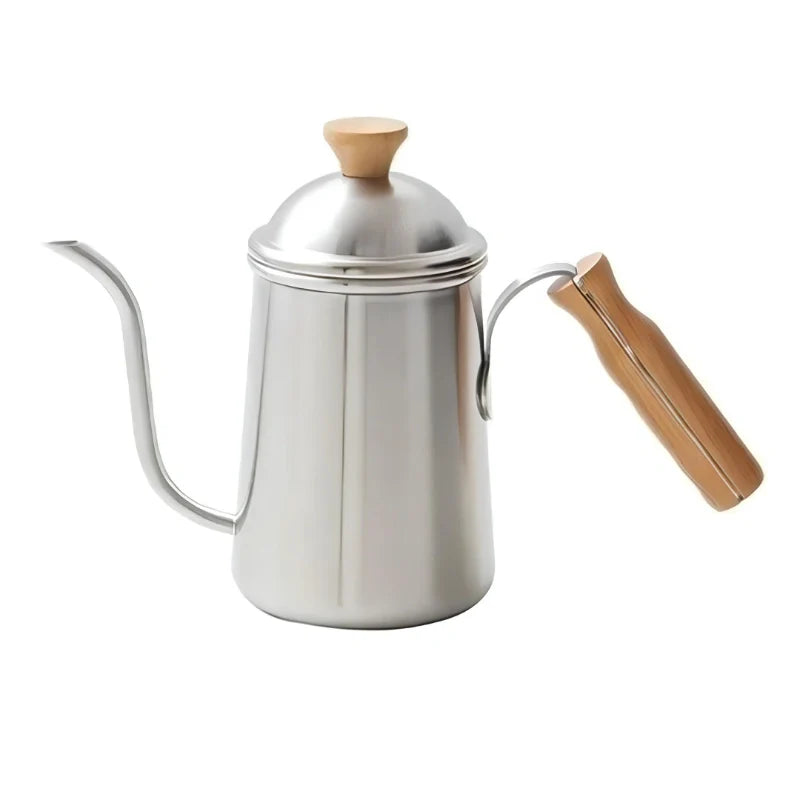 Gooseneck Kettle Stainless Steel Retro Design Pour Over Coffee Kettle