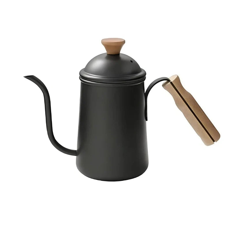 Gooseneck Kettle Stainless Steel Retro Design Pour Over Coffee Kettle