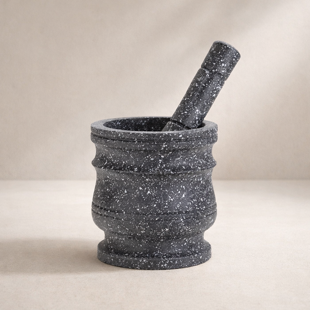Mortar and Pestle Set - Durable Kitchen Essential for Spices