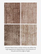 Caden Handmade Rug | Viscose Fibers, Luxe Texture