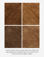 Caden Handmade Rug | Viscose Fibers, Luxe Texture