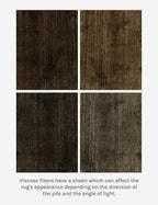 Caden Handmade Rug | Viscose Fibers, Luxe Texture