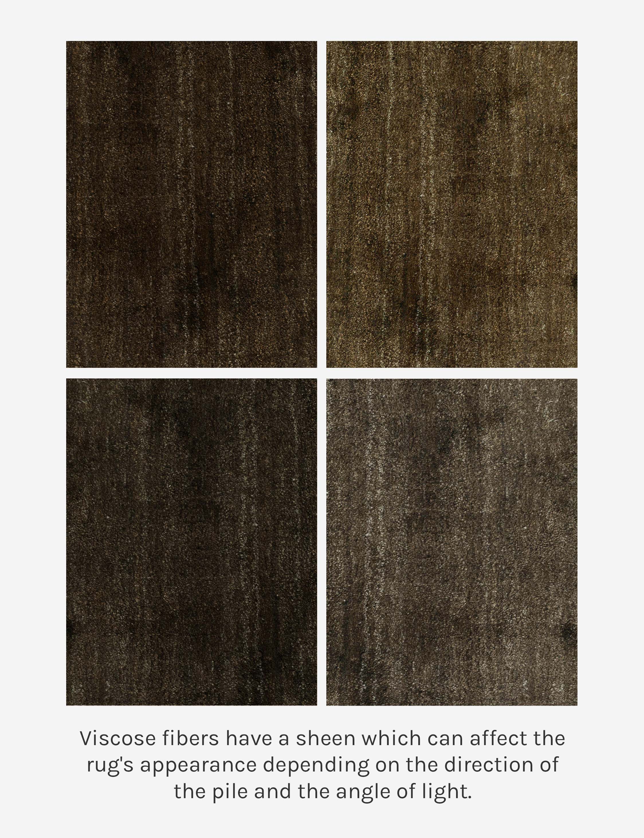 Caden Handmade Rug | Viscose Fibers, Luxe Texture
