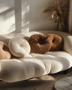 Poetica – Round Cushion in Contemporary Style