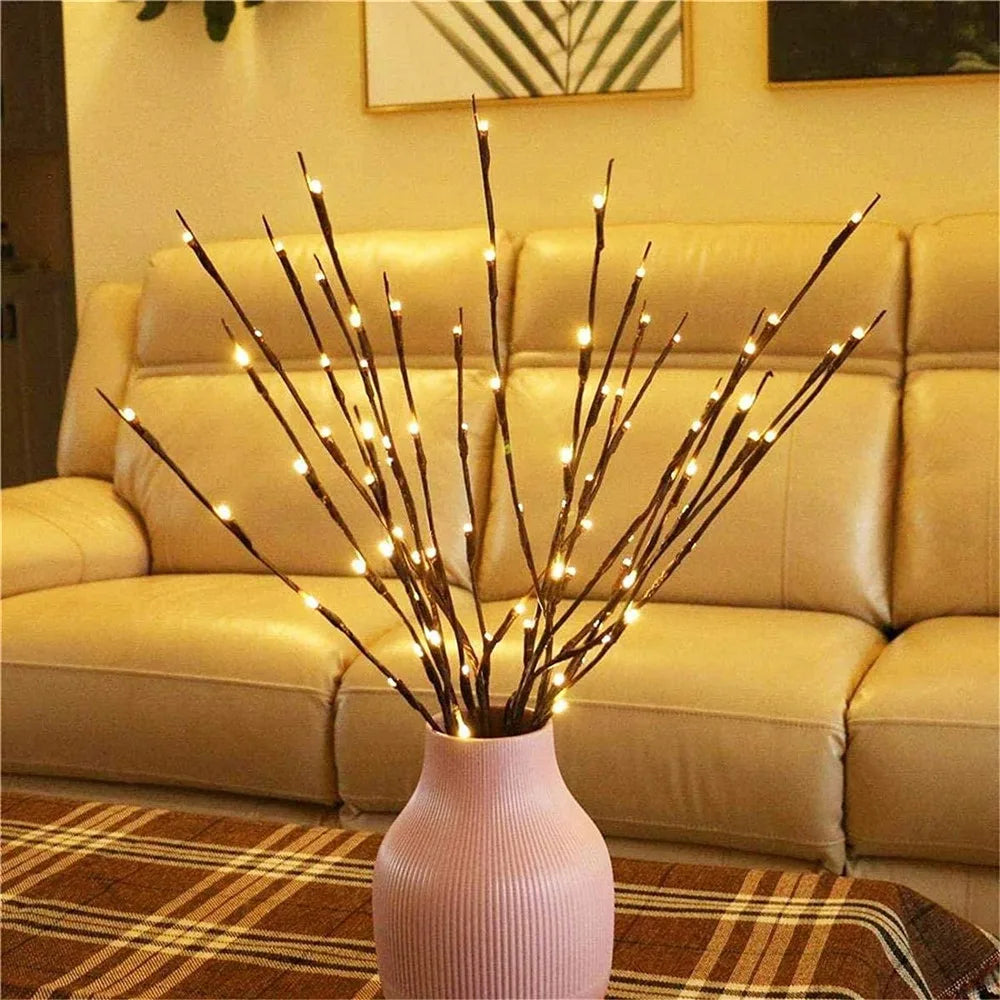Vaelina – LED Willow Branch Lamp with 20 Light Points for Vase Decoration