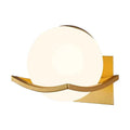 Mira Wall Light | Modern Opal Glass Globe Sconce