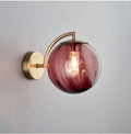 Bela Wall Lamp | Brass & Tinted Glass Design, Soft Ambient Glow