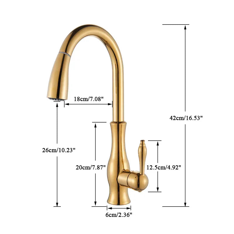 Marvello – Luxury Kitchen Faucet With Pull-Out Spray Head