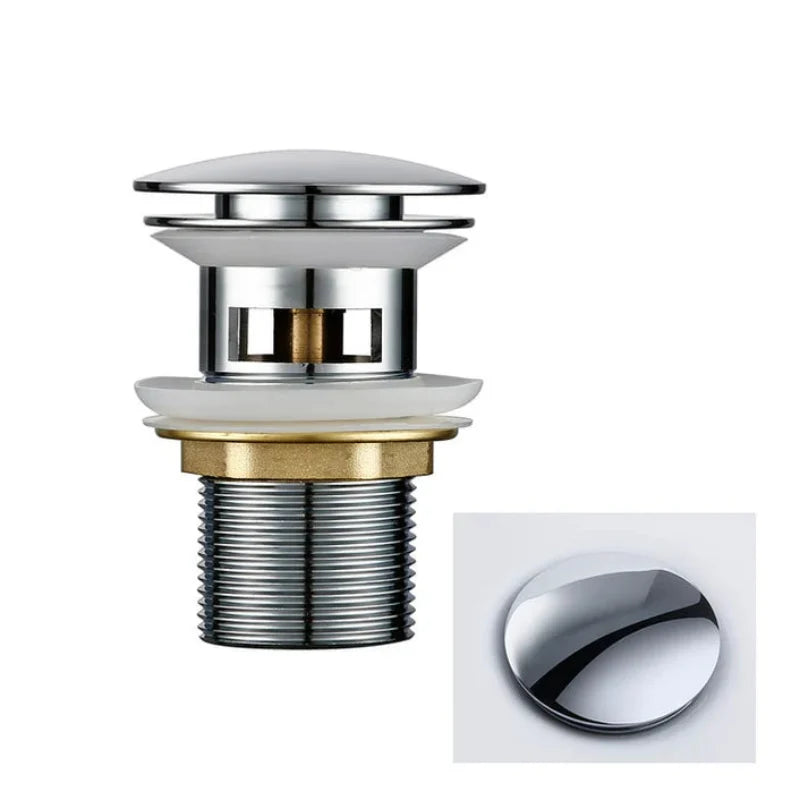 Bathroom Sink Drain Stopper Pop Up Universal Sink Fit
