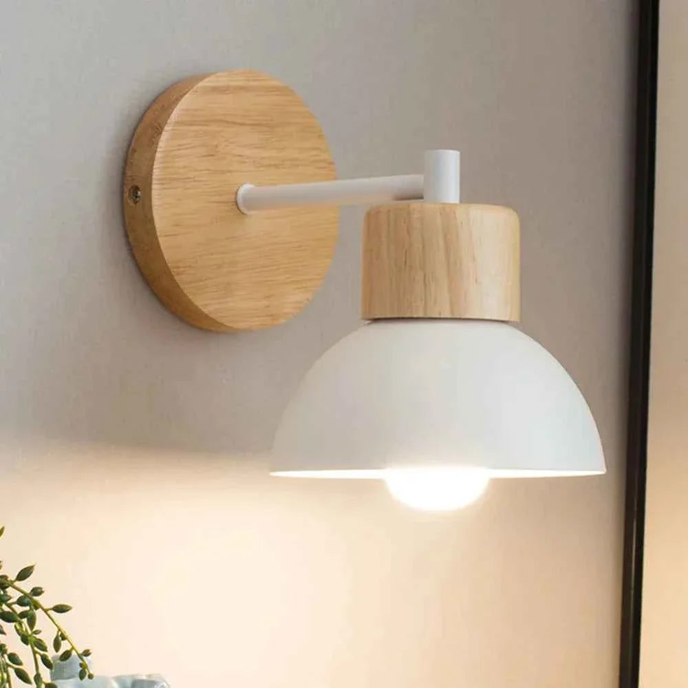 Bela Wall Lamp | Modern Wood & Metal Design, Soft Ambient Glow