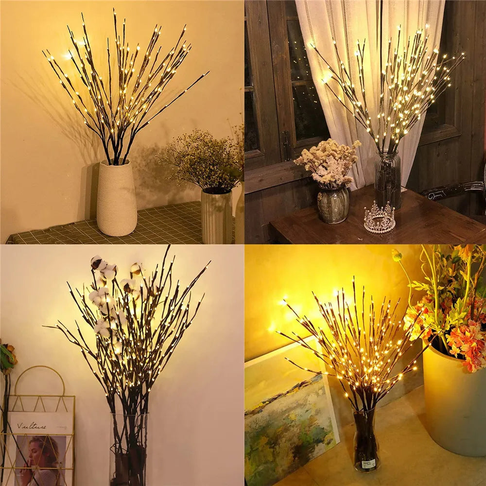 Vaelina – LED Willow Branch Lamp with 20 Light Points for Vase Decoration