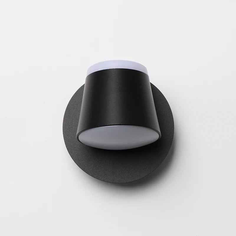 BrightGlow LED Wall Lamp | Rotatable Shade, Modern Aluminium Design