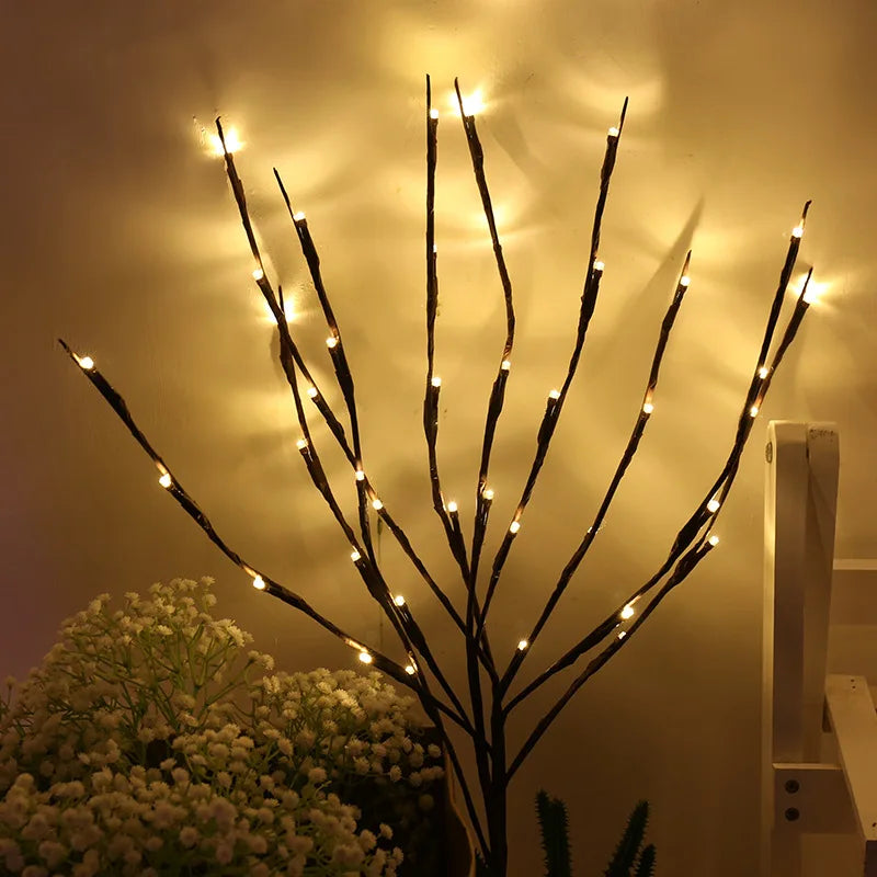Bravina – LED Ceiling Light on Battery with 20 Bulbs (75 cm)