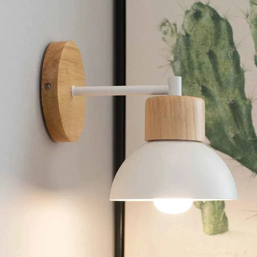 Bela Wall Lamp | Modern Wood & Metal Design, Soft Ambient Glow