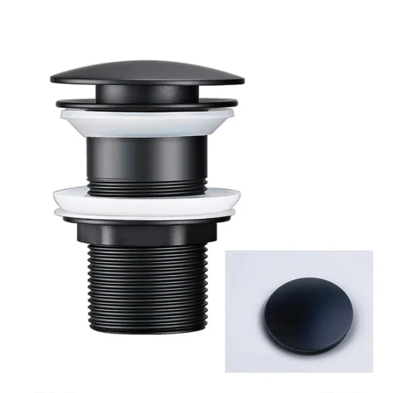 Bathroom Sink Drain Stopper Pop Up Universal Sink Fit
