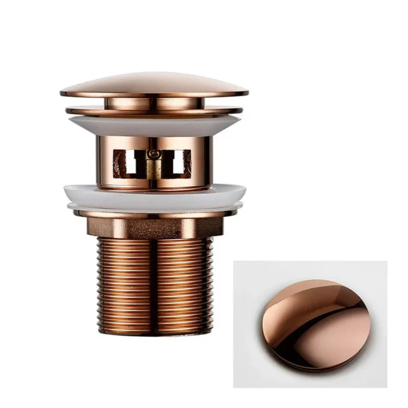 Bathroom Sink Drain Stopper Pop Up Universal Sink Fit