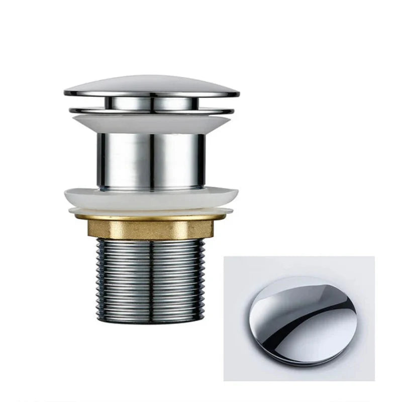 Bathroom Sink Drain Stopper Pop Up Universal Sink Fit