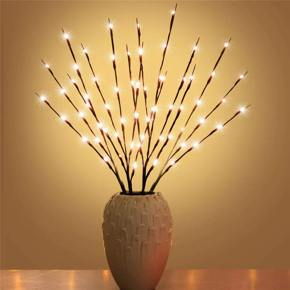 Vaelina – LED Willow Branch Lamp with 20 Light Points for Vase Decoration
