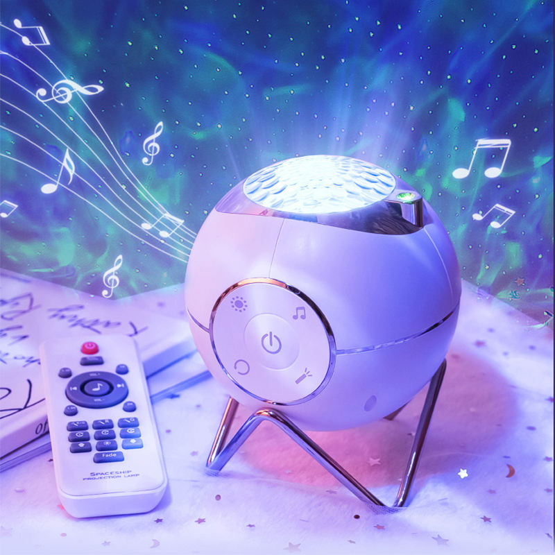 Projector Light Galaxy Star LED Bluetooth Speaker USB and Battery Powered
