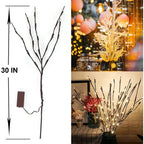 Vaelina – LED Willow Branch Lamp with 20 Light Points for Vase Decoration
