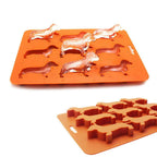 Doxie Ice Mold | Flexible Silicone, Dachshund Design