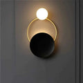 Bela Wall Lamp | Modern Round Metal & Glass Design
